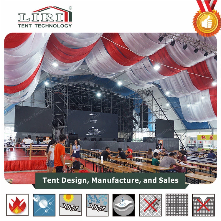 50X50m Huge Concert Polygonal Marquee Music Festival Tent Hall