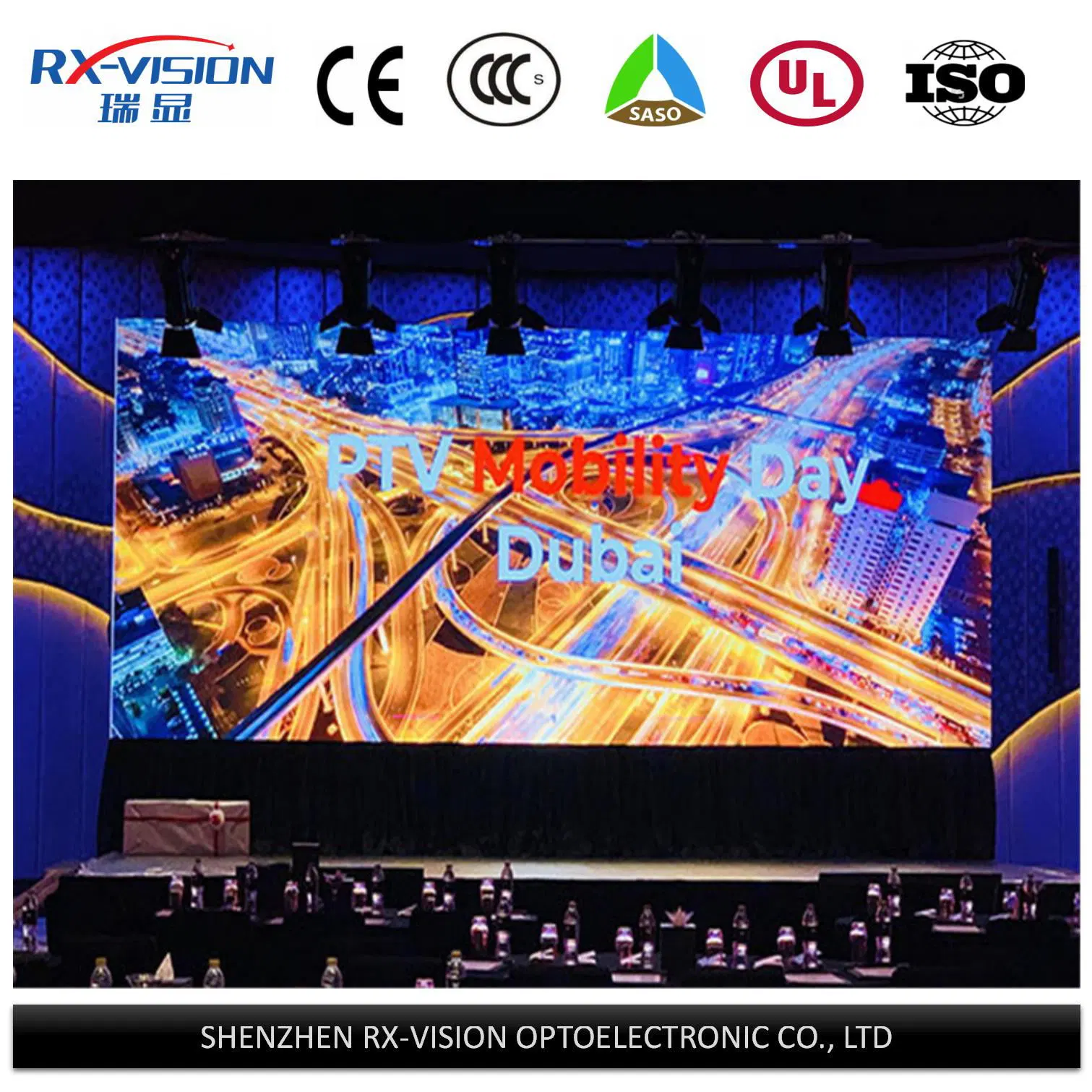 P3.91 de alta qualidade palco de eventos no interior de carro a placa do painel da tela do LED indicador LED