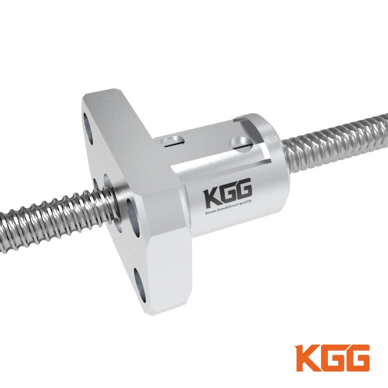 Husillo de bolas KGG de alta precisión 10mm para robot de eje único (serie GG, cable: 1mm, eje: 10mm)