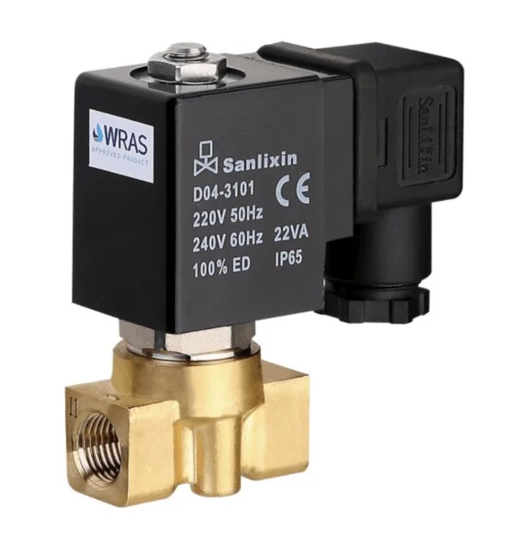 Solenoid Valve -- Piloted Operated--Wras-- Brass Body