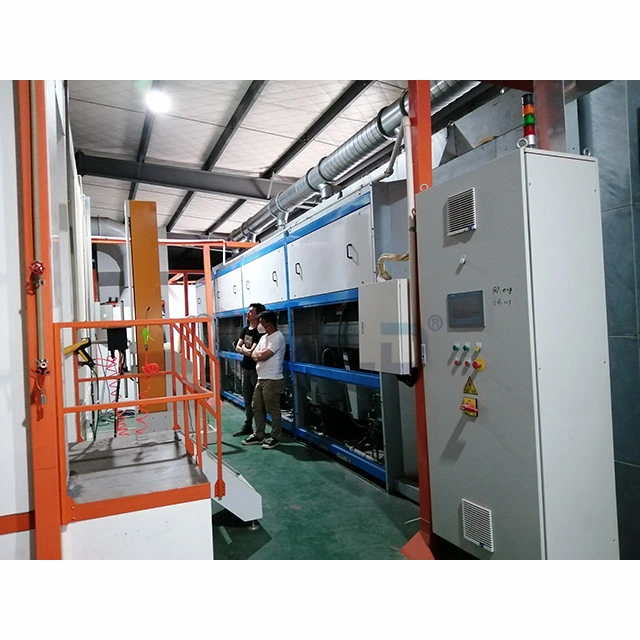 Wld Full Automatic Powder Coating Line Robot Spraying System