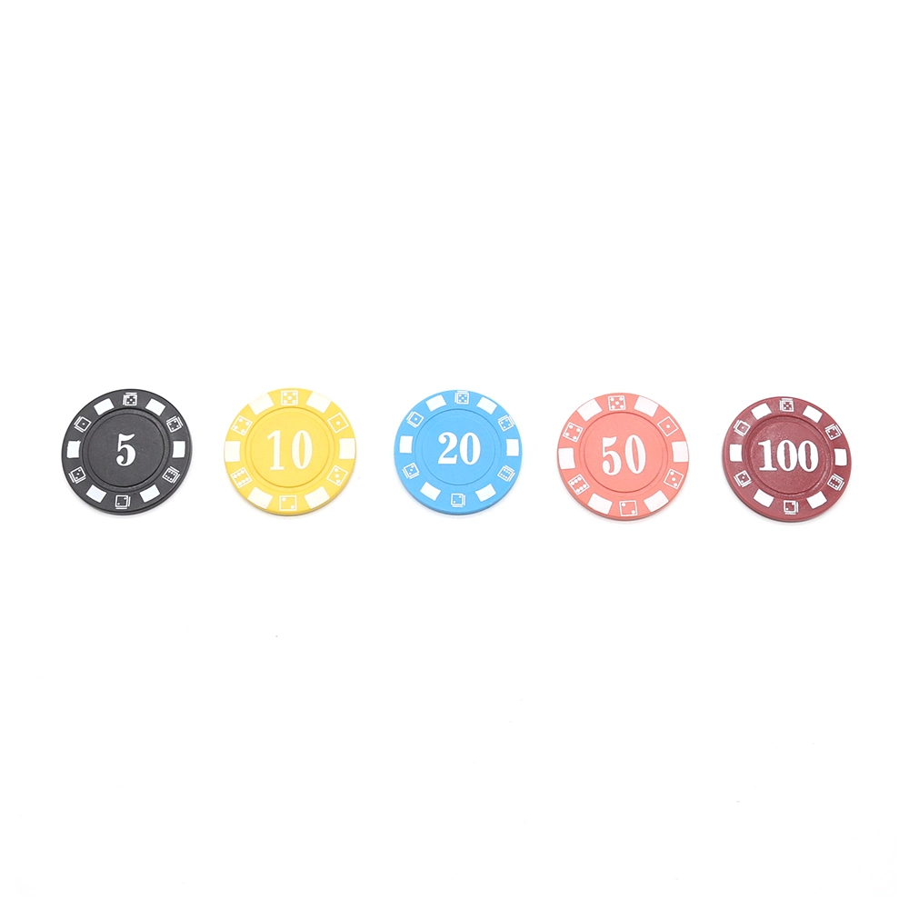 Customized 4G Double Color Plastic Poker Chips Pieces China