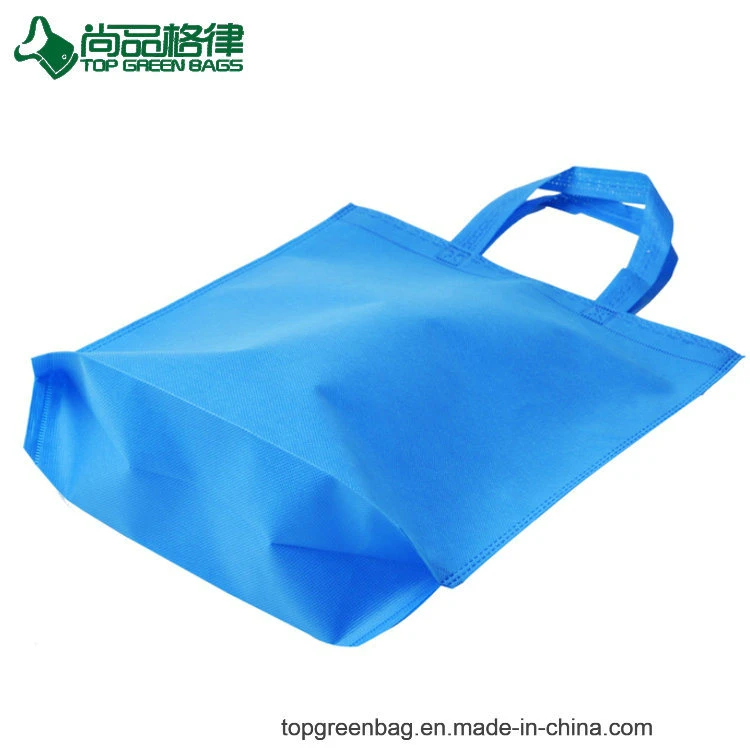 Custom Non-Woven Ultrasonic Heat Pressing Advertising Supermarket Shopping Promotion Bag