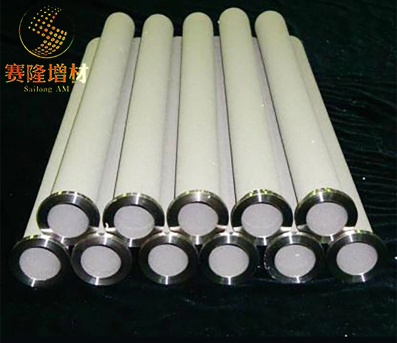 Industrial Acid and Alkali Powder Sintered Titanium Metal Filter Cartridge