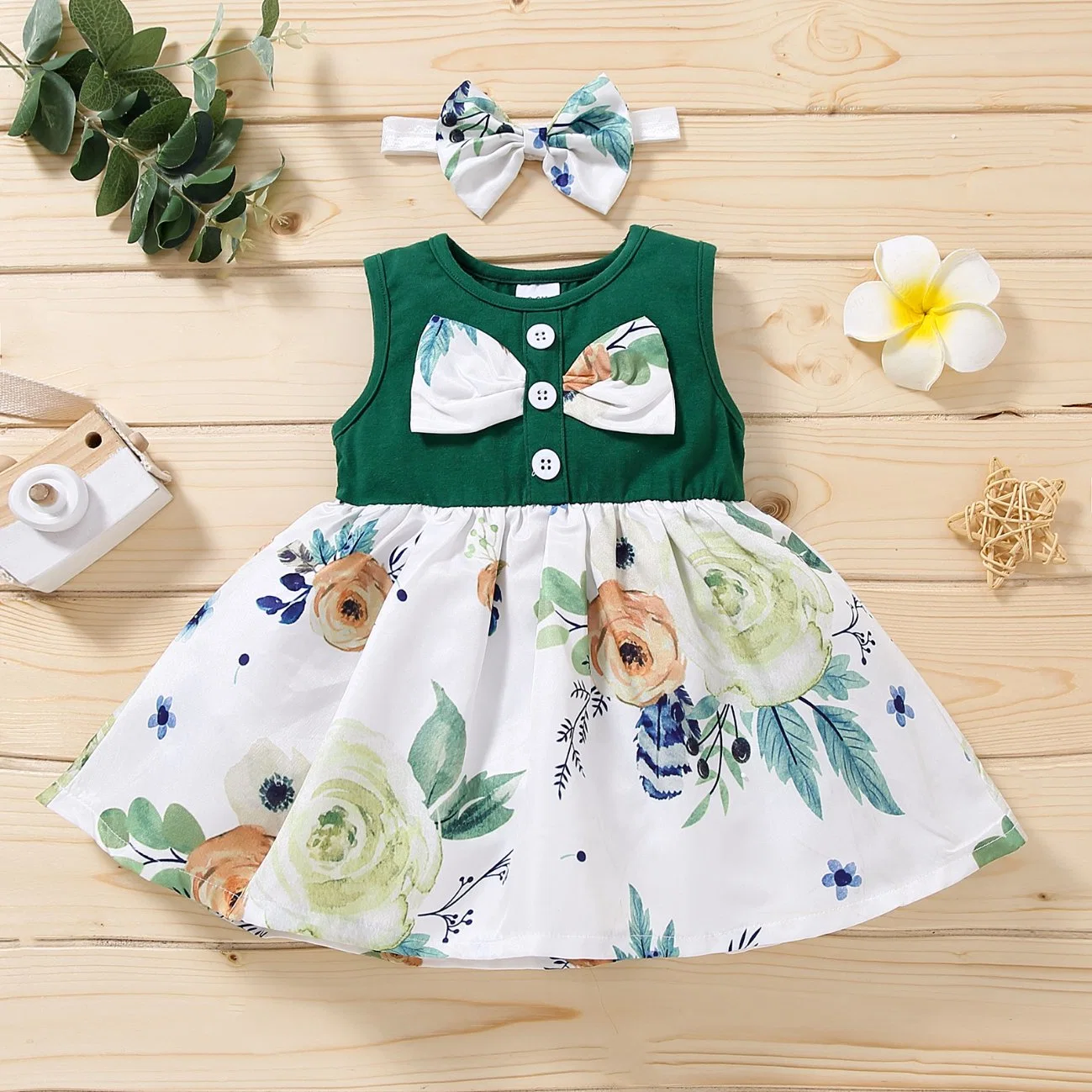 Fashion Children Clothes Summer Cotton Baby Girl Dresses Comfortable Girls Clothing