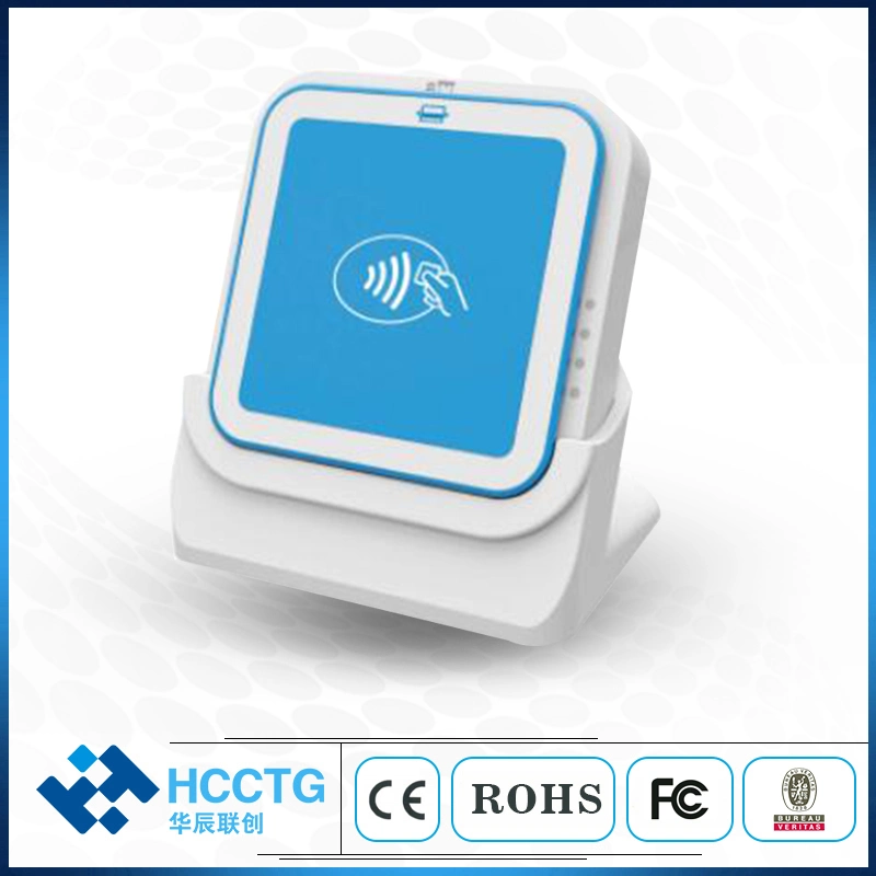 Lector de tarjetas MSR Bluetooth NFC Smart IC y escritor RFID Soporte para duplicador de copiadora Ios&amp;Android (I9)