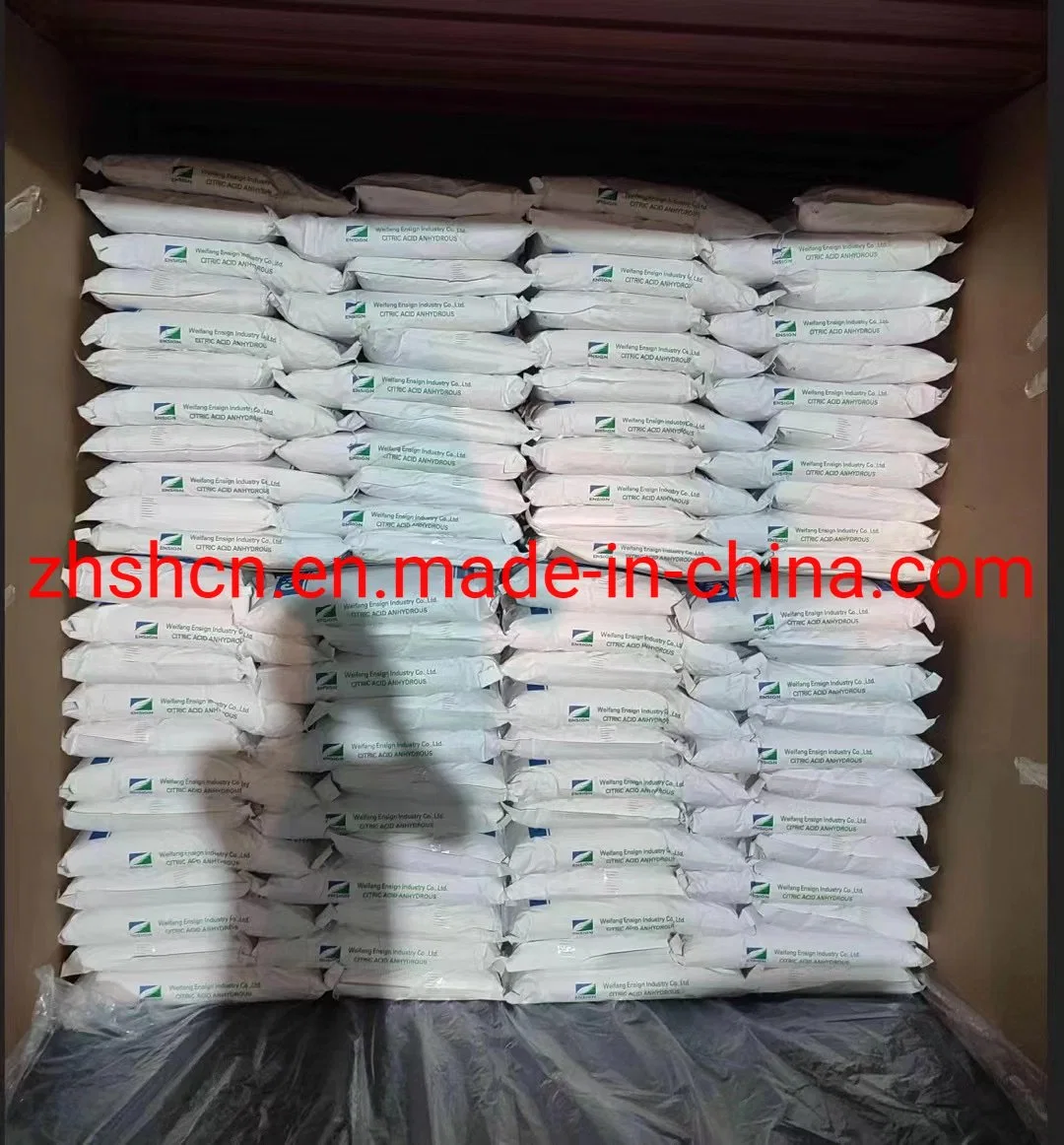 Ensign Citric Acid Monohydrate Cam Food Grade Pharma Grade 8-40/8-16 Mesh Manufacture Price