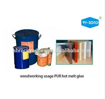 MDF with PVC Film Use Pur Laminated Glue Adhesives