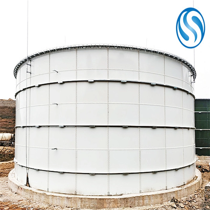 Size Customized Gfs Bolted Tanks Used in Wastewater Treatment Plant