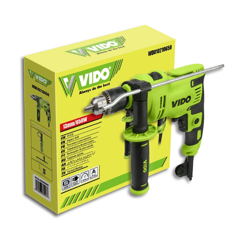 Vido Power Tools 650W Elektrische Schlagbohrmaschine