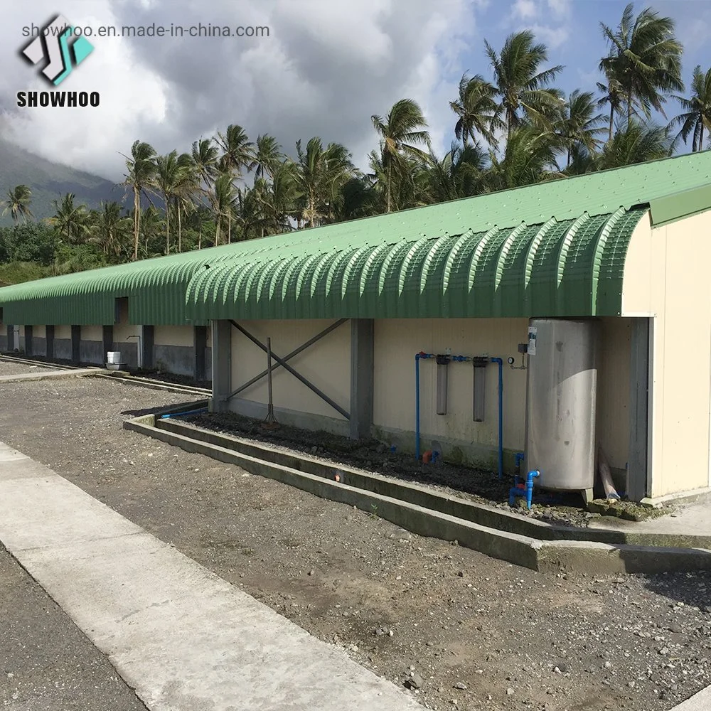 Steel Structure Poultry Shed Design Complete Pre Fab Commercial Chicken Houses