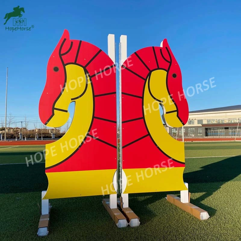 Competition Standard Horse Equipments Aluminum Solid PVC Horse Show Jumping