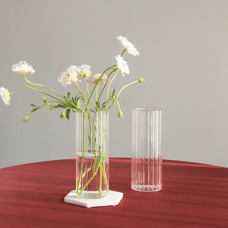 Страны Северной Европы простой Hand-Held стекла изображение большего размера гостиной украшено цветами вазы из стекла украшения