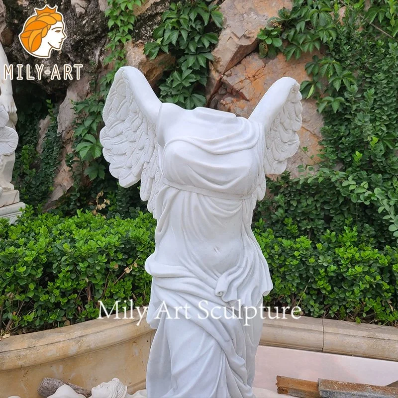 Life Size Famous Greek Figures Hand Carving Marble Victory Sculptures