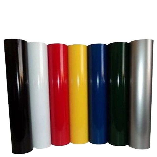 PVC glänzend matt 80 Mikron Dekoration Film Werbematerial Film Farbe Schneiden Rolle Vinyl Werbematerialien