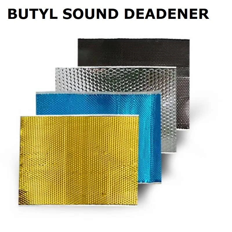 Isolation acoustique de la voiture Butyl silencieuse isolation acoustique de tapis d'amortissement