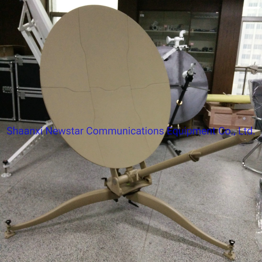 1.2 Meter Ka Band Manual Portable Satellite Dish Antenna