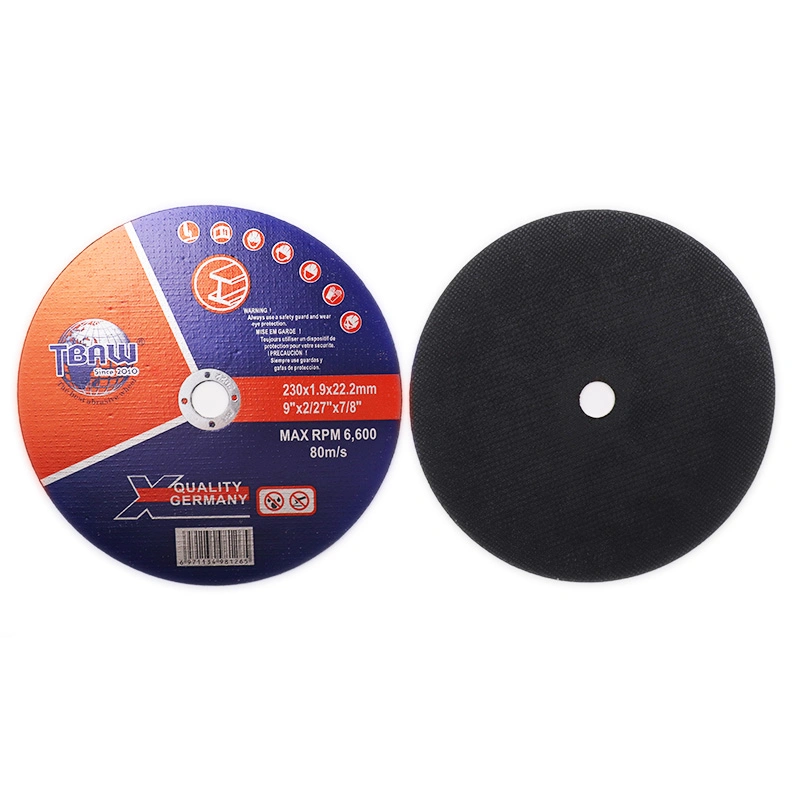 230X1.9X22.2mm Abrasive Metal Cut off Cutting Wheel with Non Woven Wheel