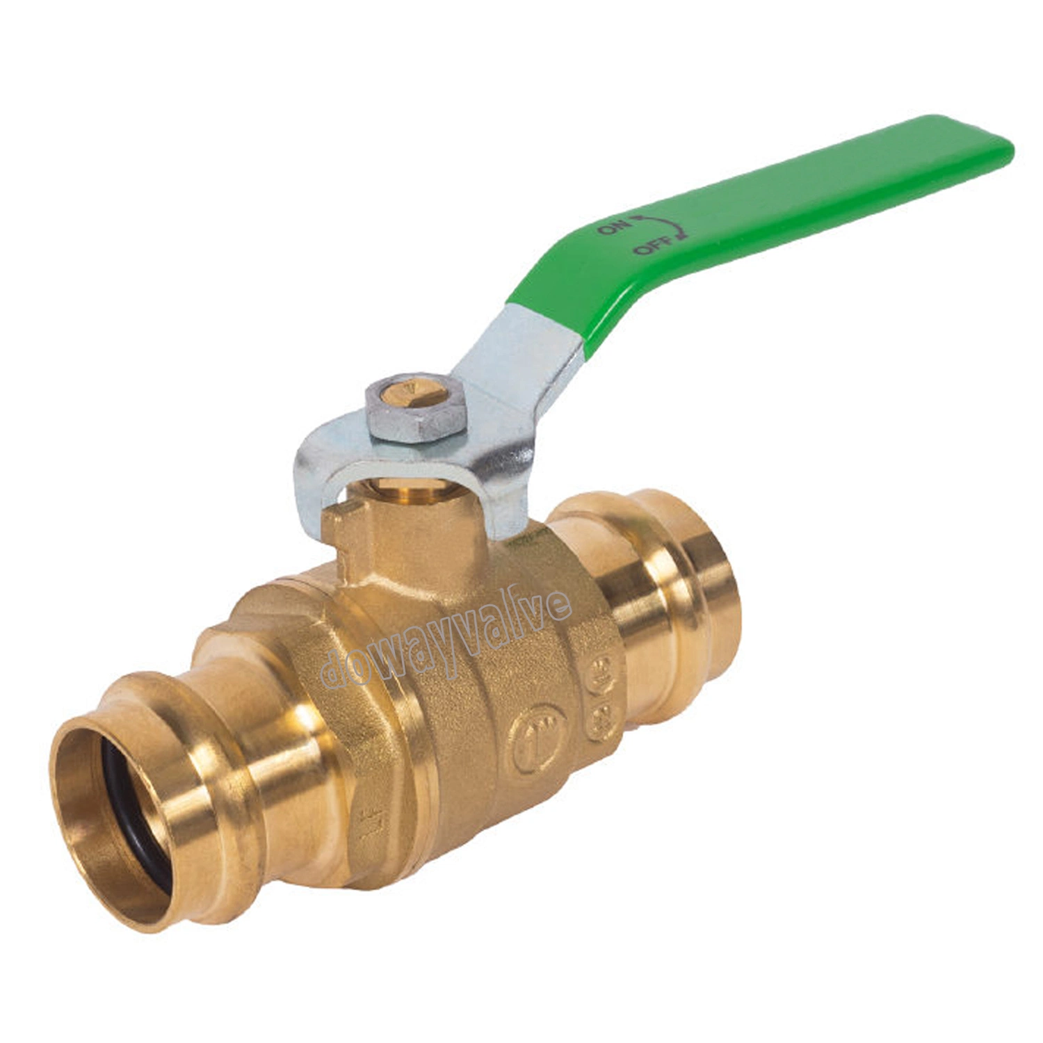 Lead Free Brass Press Ball Valve High quality/High cost performance 