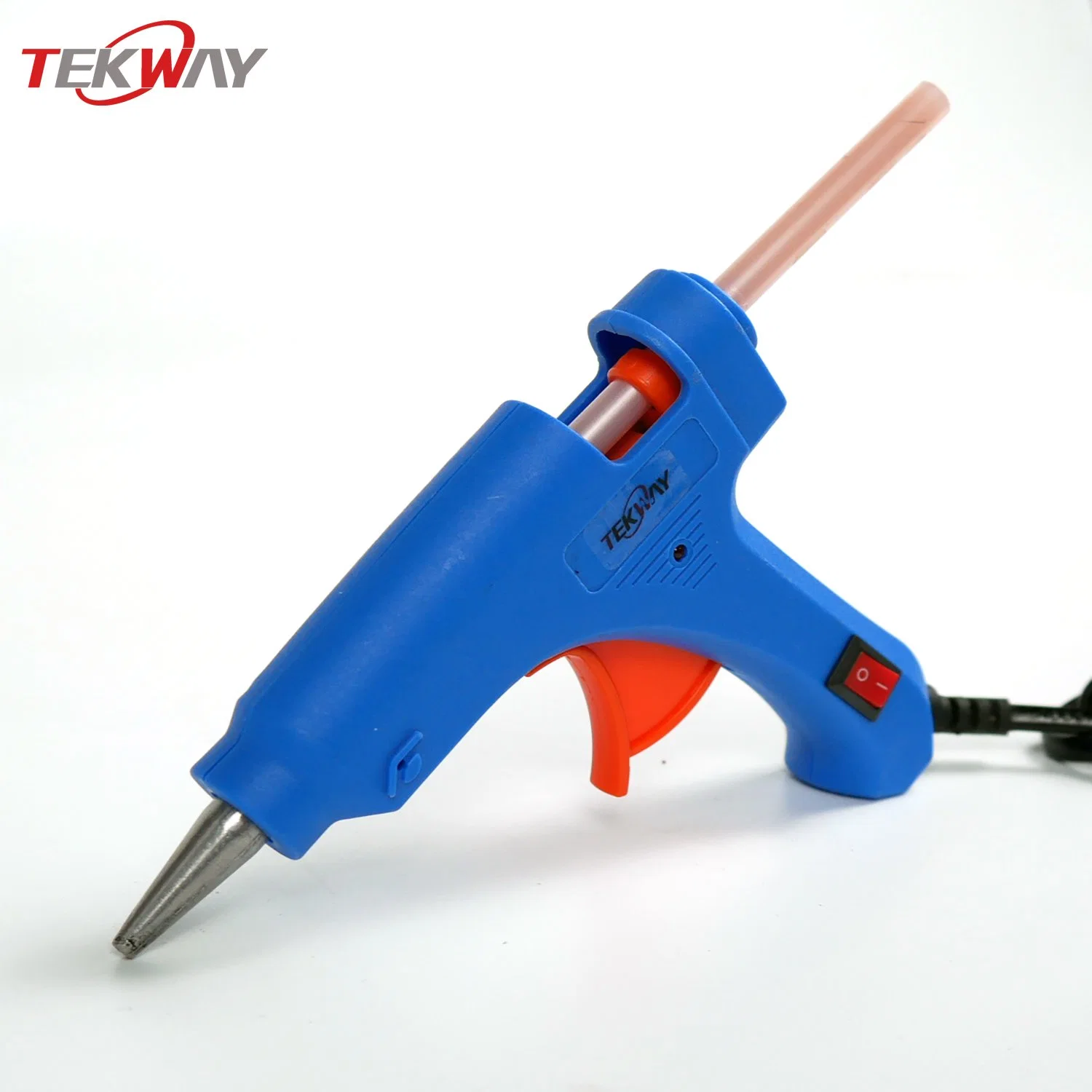 Blue 20W Hot Melt Glue Gun Match with 7mm/11mm Hot Melt Glue Sticks Using in School and Home or DIY