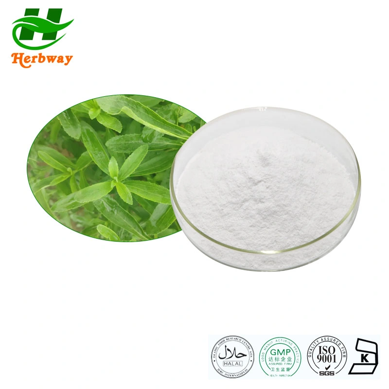 Herbway Natural Plant Extract Kosher Halal HACCP Certified Stevia Extract Powder Stevia Stevioside