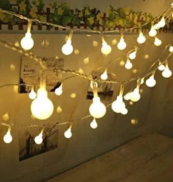 Solar Push Light Crystal Ball Garden Lamp