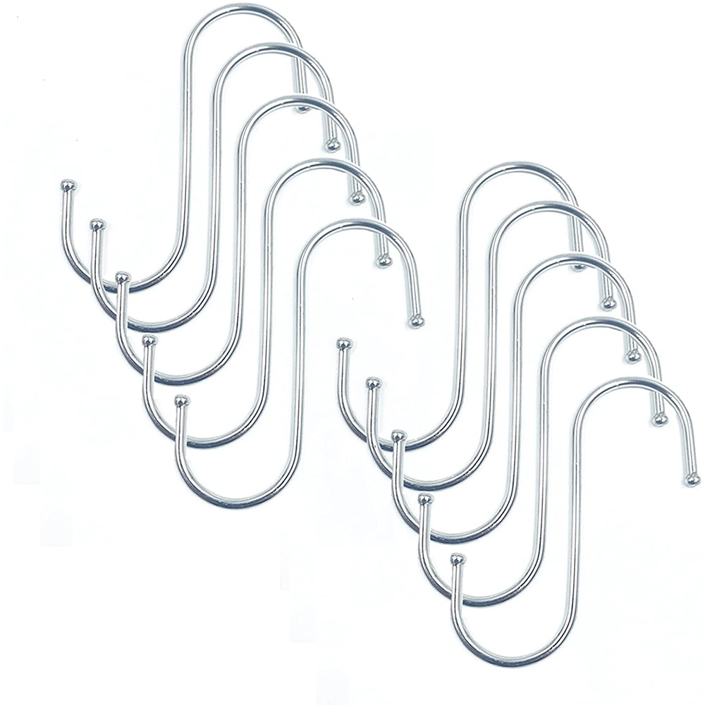 S Shaped Hooks Stainless Steel Metal Hangers Hanging Hooks for Kitchen