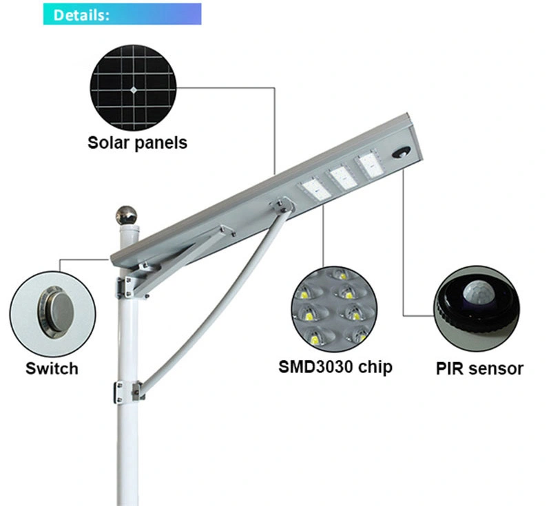 Waterproof Integrated All in One Solar Panel Power Flood Road LED Garden Outdoor Street Lamp