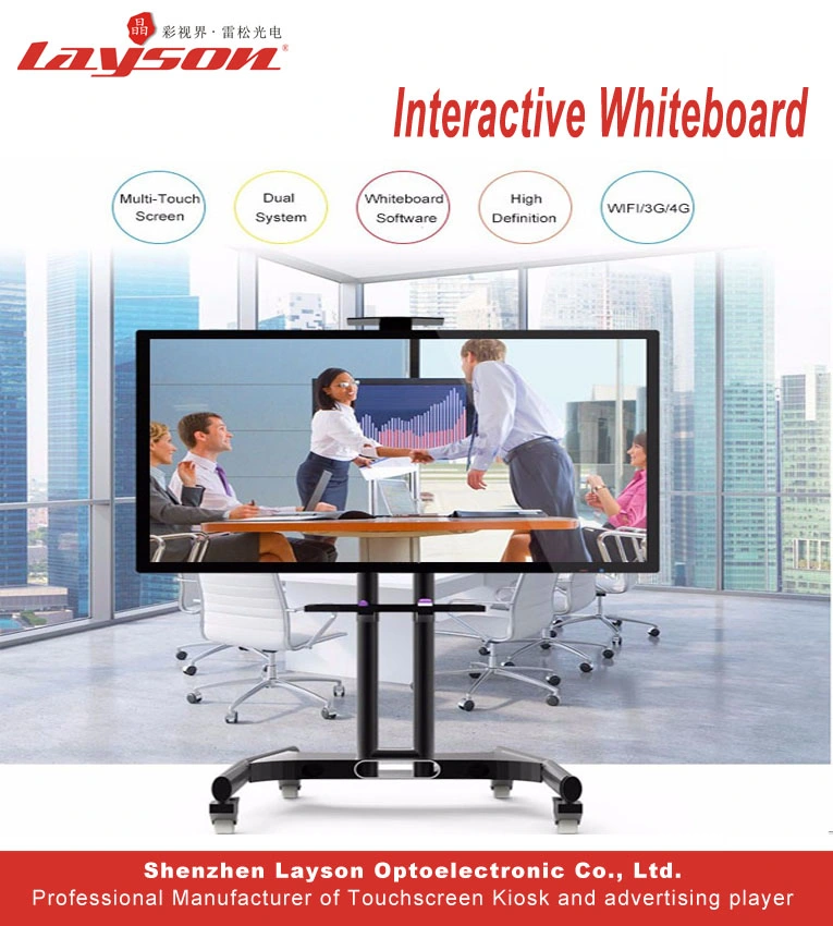 75-Inch Smart Office Digital All-in-One PC Touchscreen Electric Educational Equipment Touch Screen Interactive Whiteboard