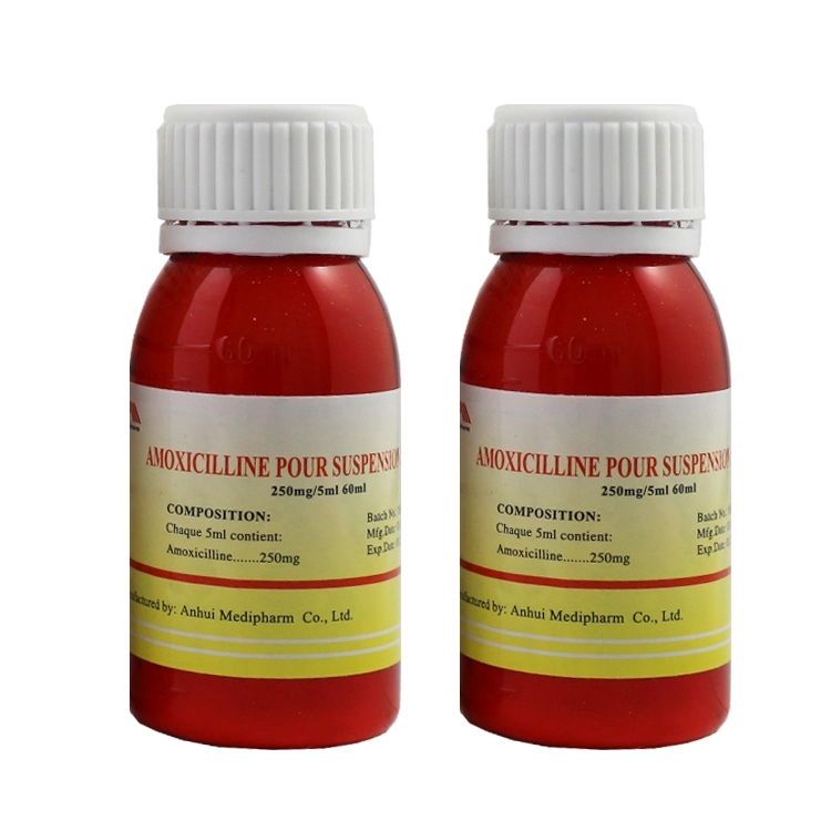 Amoxicilin Powder for Suspension 125mg/5ml 60ml, 1bottle/Box