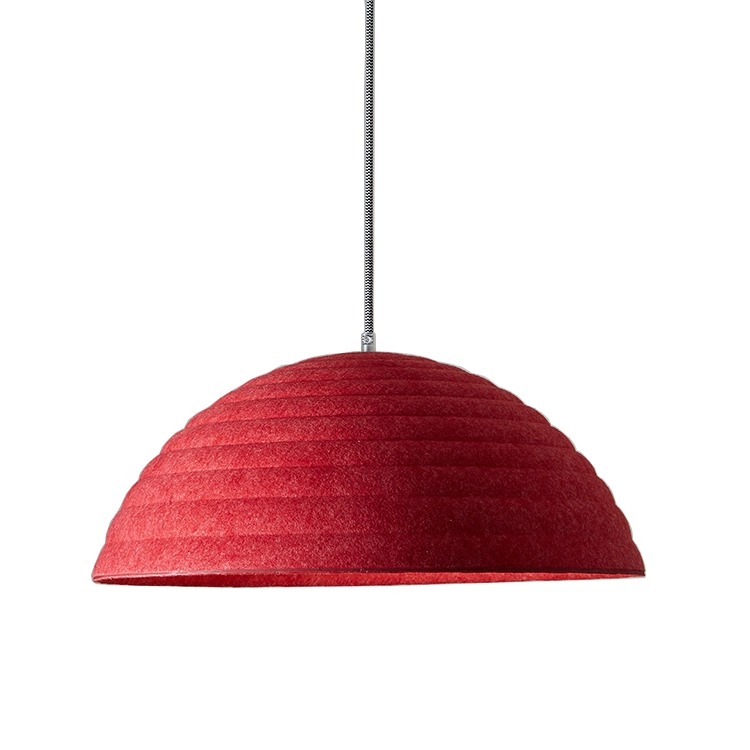 Modern New Design Pet Felt Ceiling Lamp with Shade of Moulded Polyester Felt