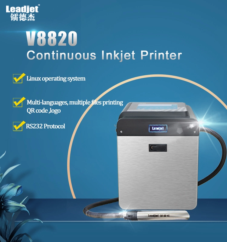 V8820 Cij Inkjet Printer 25 Dots Arabic System