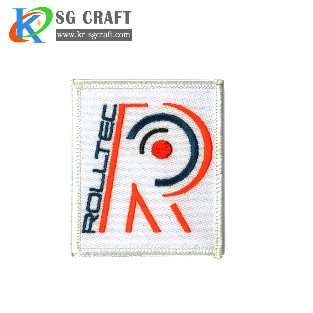 Embossed Custom Logo Embroidery Pin Embroideried Lapel