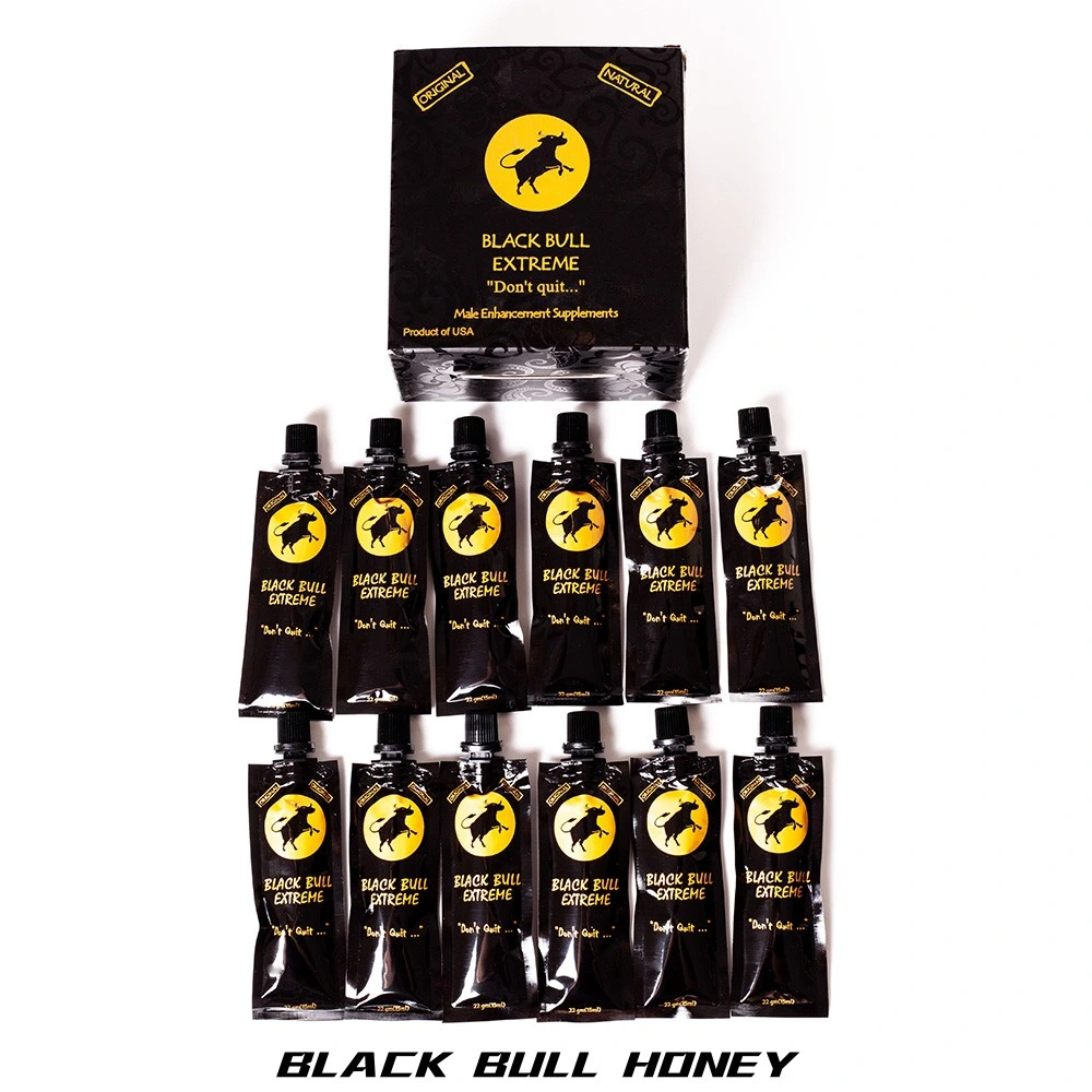 Le plus bas prix du miel Black Bull vitale pour l'homme Royal miel biologique ultime source d'alimentation 12 sachets * 15g