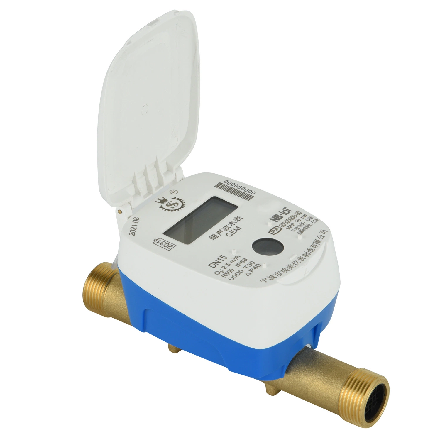 Medidor de agua inteligente ultrasónico con Lora Lorawan Sigfox Nb.