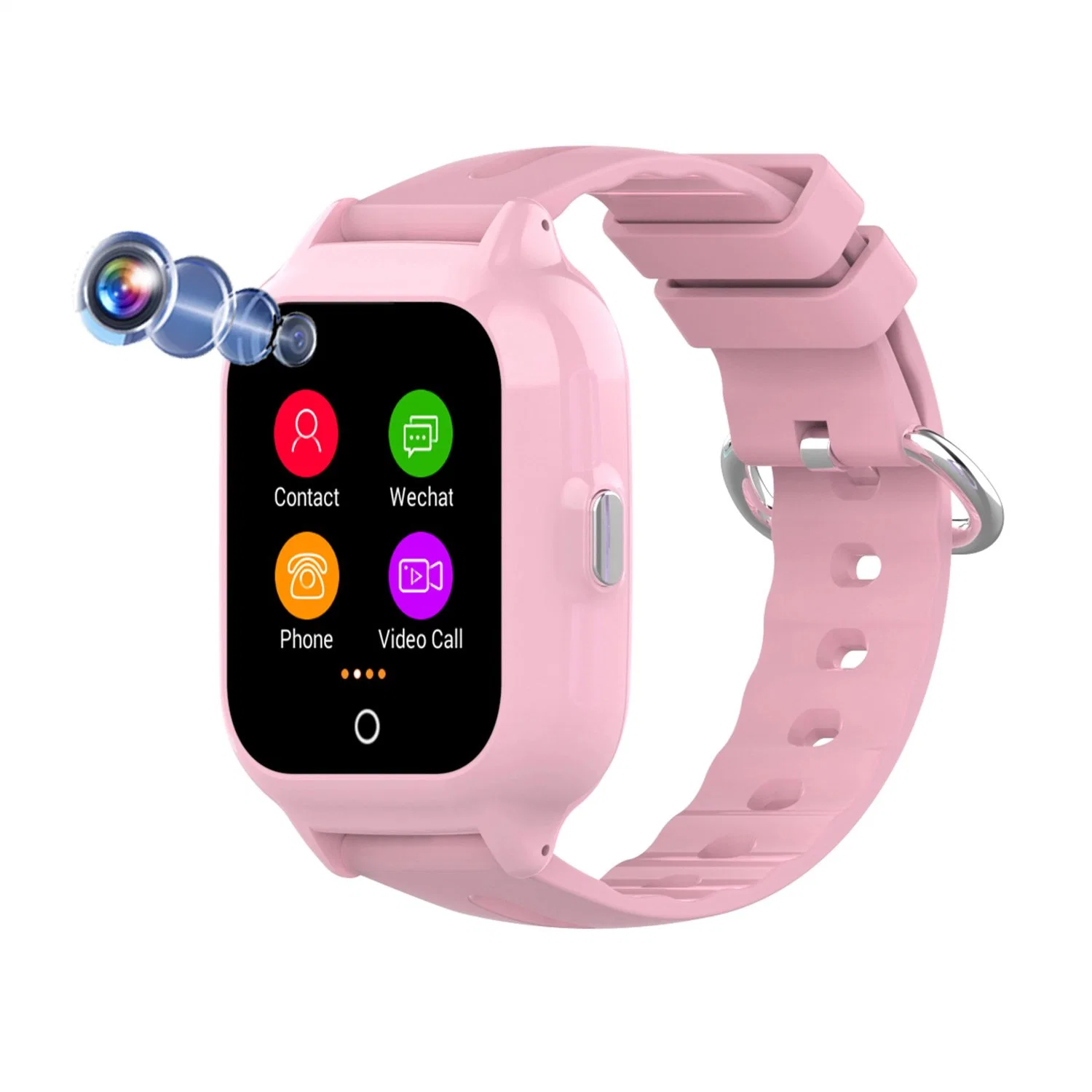 Nouvelle arrivée Qualité Anti Lost 4G Appel vidéo IP67 Étanche Enfants retour à l'école Enfants GPS Tracker Cadeau Montre intelligente avec Geo Fence D61