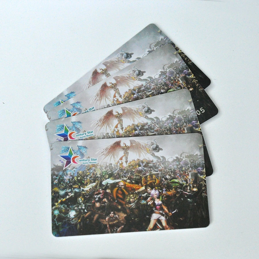 Beautiful PVC Printing Magnetic Stripe Card for Game Promotion