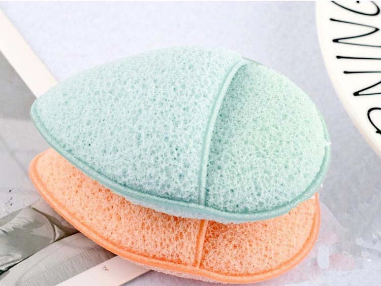 Mini reutilizable dedo Cojín de aire Puff Multicolor removedor de Maquillaje Cuidado de piel ecológica la esponja de limpieza Limpieza de cara Pad para mujer