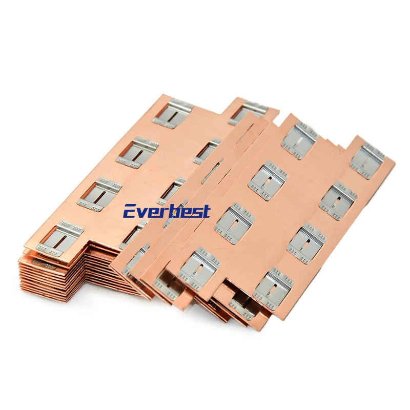 Everbest cobre Busbar Nickle Strip ficha Batería Placa de níquel 21700 hojas de níquel