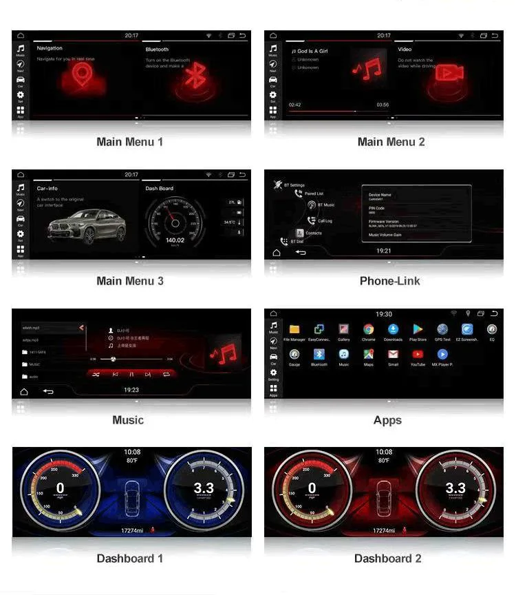 Android 10,0 de 12,3 pulgadas para BMW serie 5 GT F07 2009-2012 CIC 2013-2016 NBT Radio GPS sistema de navegación con HD Pantalla táctil