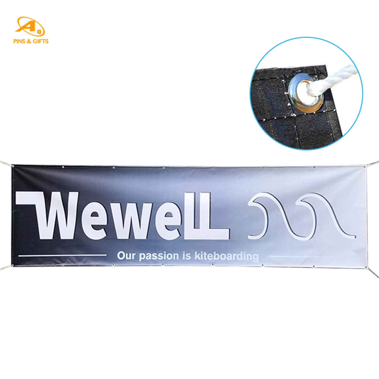 Durable Prmotional Pennant Fabric Stand Outdoor Canvas Machine Flex Vinyl Printer Flag Printing Banner Stake