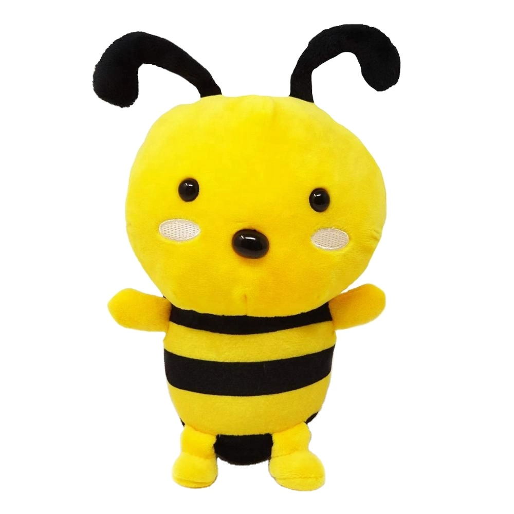 Customized Small Cute Promotional Bee Toys Stuffed Honeybee Toy