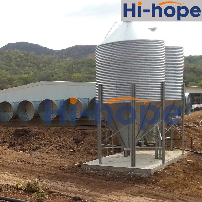Poultry Equipment Galvanized Feed Storage Silo