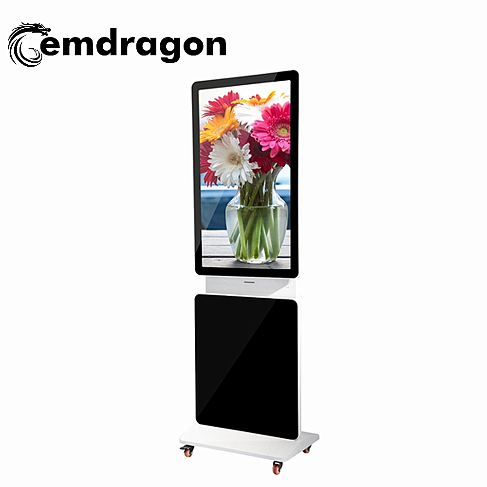 32 Inch Rotatable LCD Display Floor Standing LED Advertising Video Player LED Advertising Light Board LCD Monitor 21 Inch LED Digital Signage