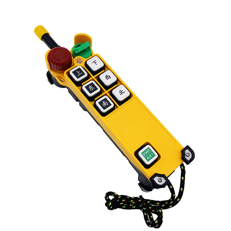 F24-6D+ 6 Key Double Speed 433MHz Industrial Wireless Remote Control for Cranes Truck