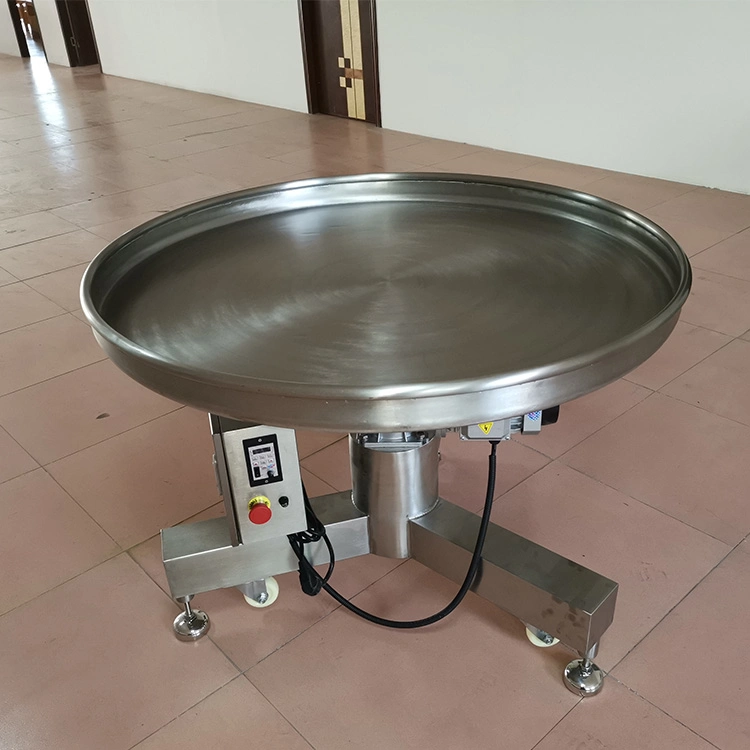 Factory Price Hot Sell Stainless Steel Rotary Collecting Table Machine