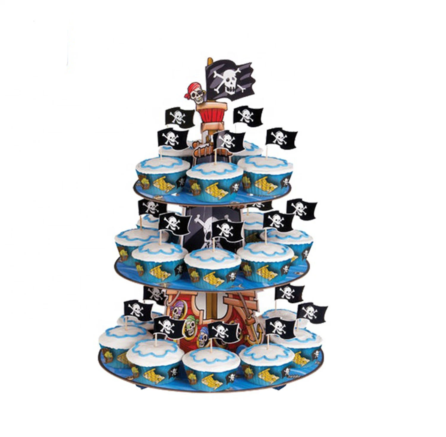 Disposable Home Party Paper Afternoon Tea Cake Candy Nuts Stand