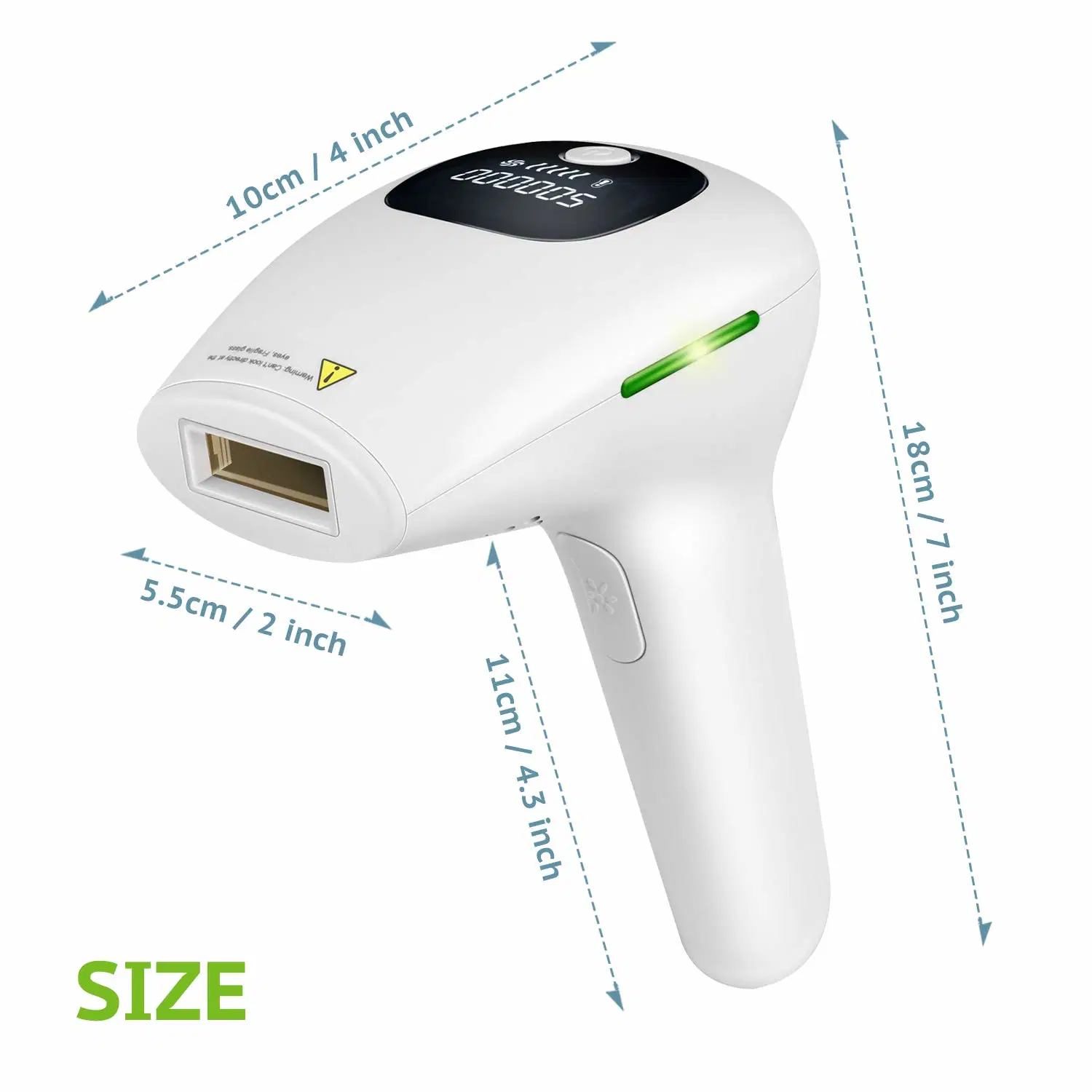 Ultimate Grey Portable Wiederaufladbarer Deutschland Ice Cooling Epilierer schmerzlose IPL Diode Laser Haarentfernung für Frauen