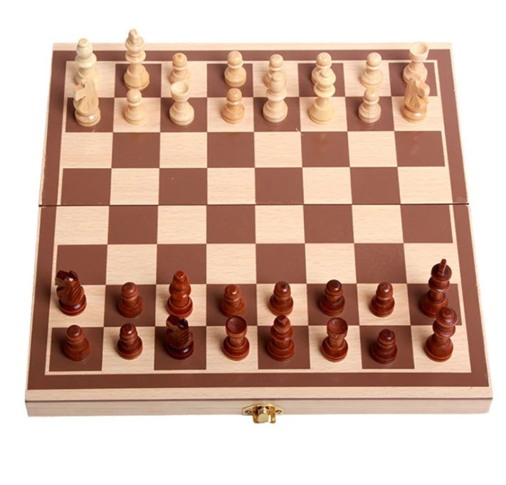 Wholesale/Supplier Wooden Chess High-End Folding Chess Set for Adults and Children Toy