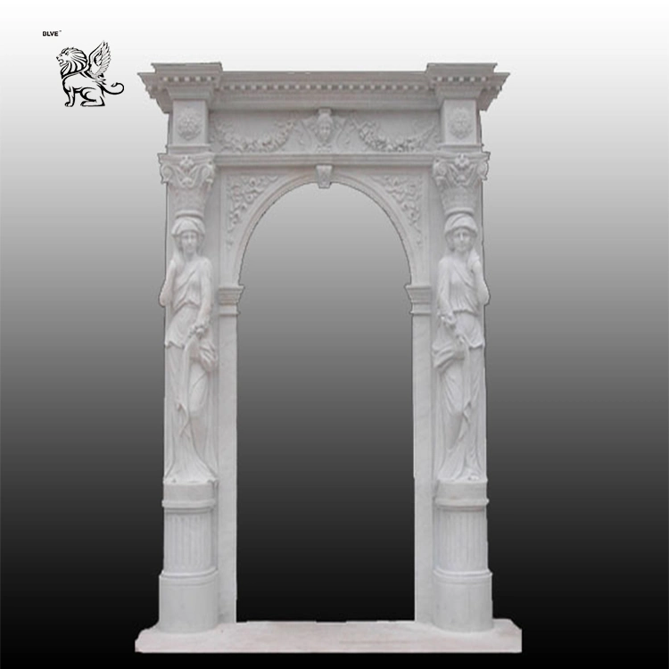 European Craft Carved Marble Doorpost Mdfy-13